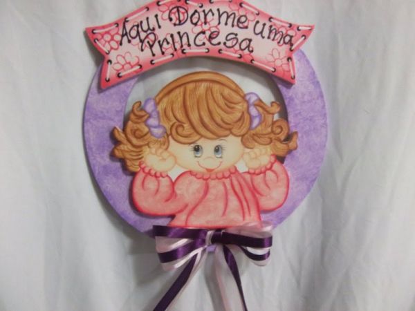 guirlanda de menina princesinha